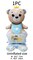 Bear with a Crown Boy. Standing Foil Balloon Decoration F07M1-2